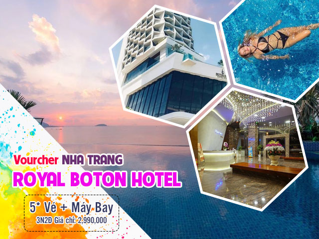 Combo nghỉ dưỡng 3 ngày 2 đêm tại Royal Beach Boton Nha Trang