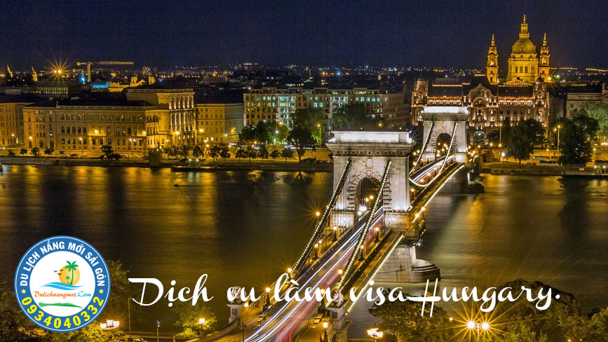 Cầu Chuỗi Budapest xinh đẹp về đêm